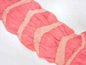 正絹　絞り　帯揚げ